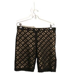 Virginia Taylor Fully Lined Black Lace Shorts (Read for sizing)
